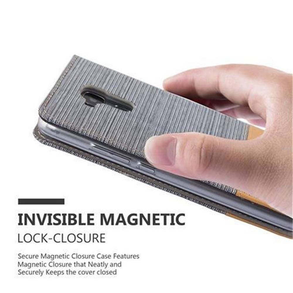 Cadorabo Hülle für Honor 5C Schutzhülle in Grau Handy Hülle Etui Book Case Cover