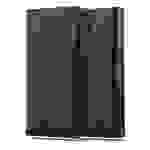Cadorabo Hülle für Nokia Lumia 640 Schutzhülle in Schwarz Handyhülle Book Tasche Case Etui Luxury