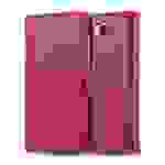 Cadorabo Hülle für Nokia Lumia 650 Schutzhülle in Rot Handyhülle Book Tasche Case Etui Luxury