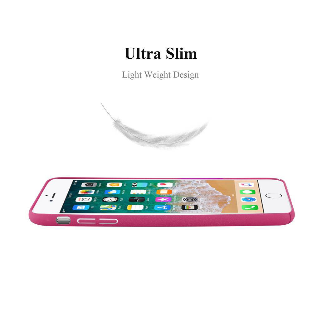 Cadorabo Schutzhülle für Apple iPhone 6 PLUS / 6S PLUS Hülle in Pink Etui Hard Case Handyhülle Cover