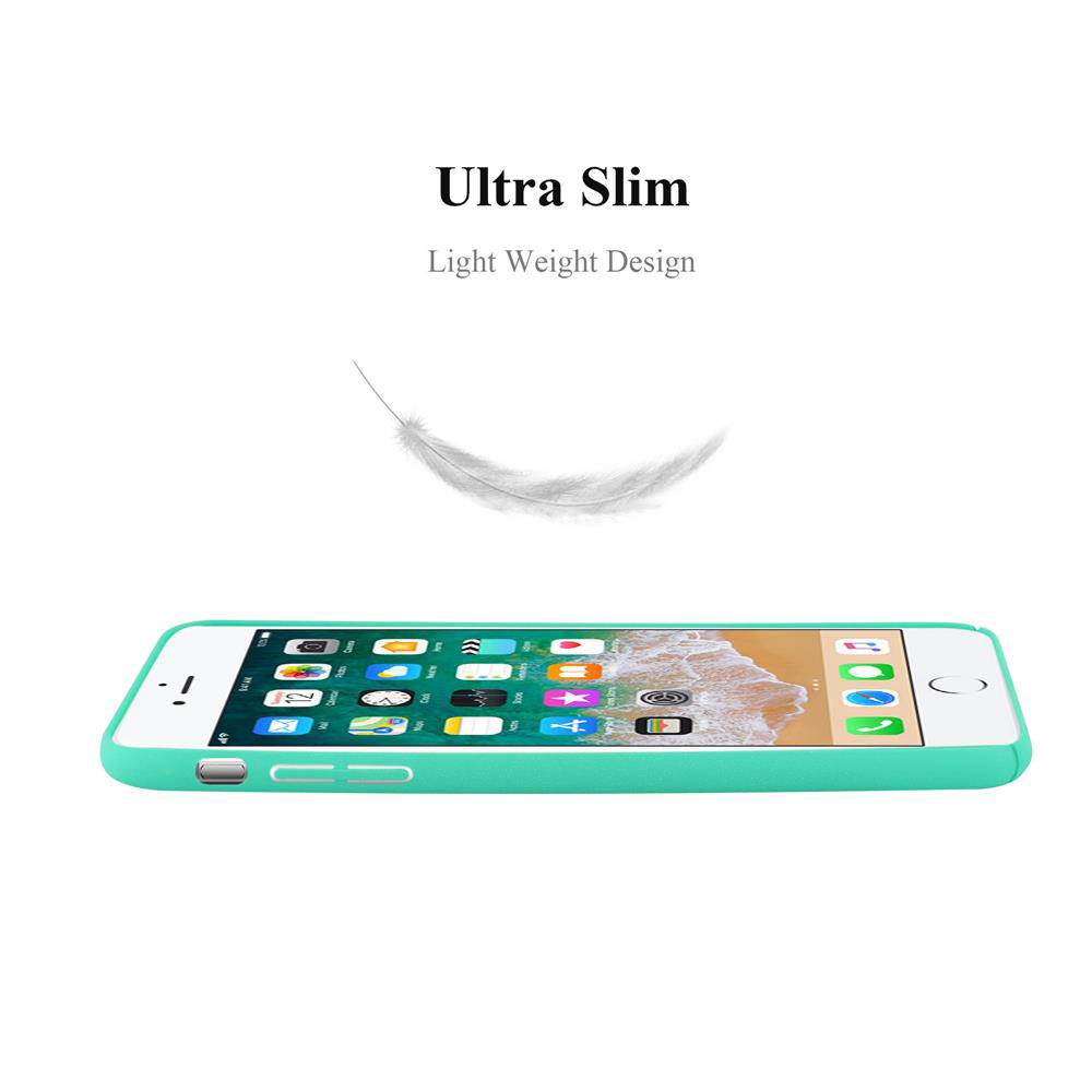 Cadorabo Schutzhülle für Apple iPhone 6 PLUS / 6S PLUS Hülle in Grün Etui Hard Case Handyhülle Cover
