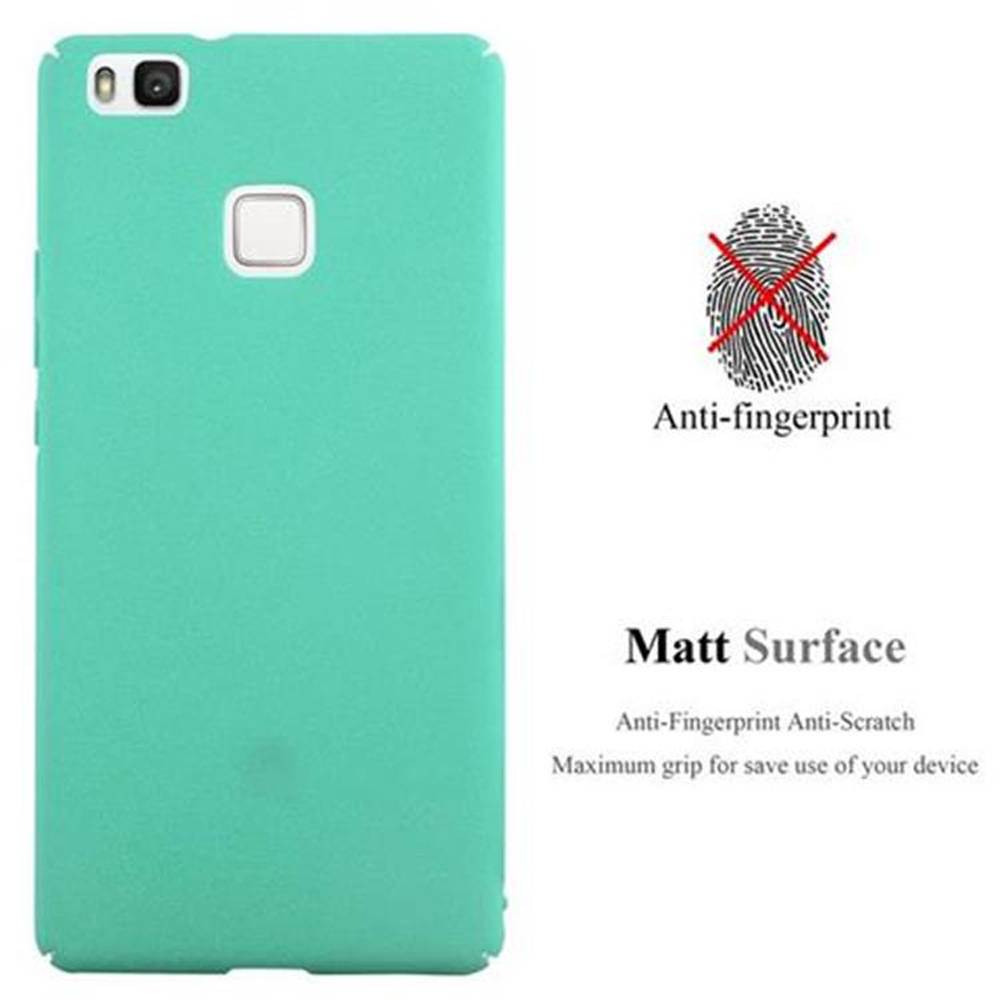 Cadorabo Schutzhülle für Huawei P9 LITE 2016 / G9 LITE Hülle in Grün Etui Hard Case Handyhülle Cover