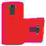 Cadorabo Schutzhülle für LG G3 Hülle in Rot Etui Hard Case Handyhülle Cover