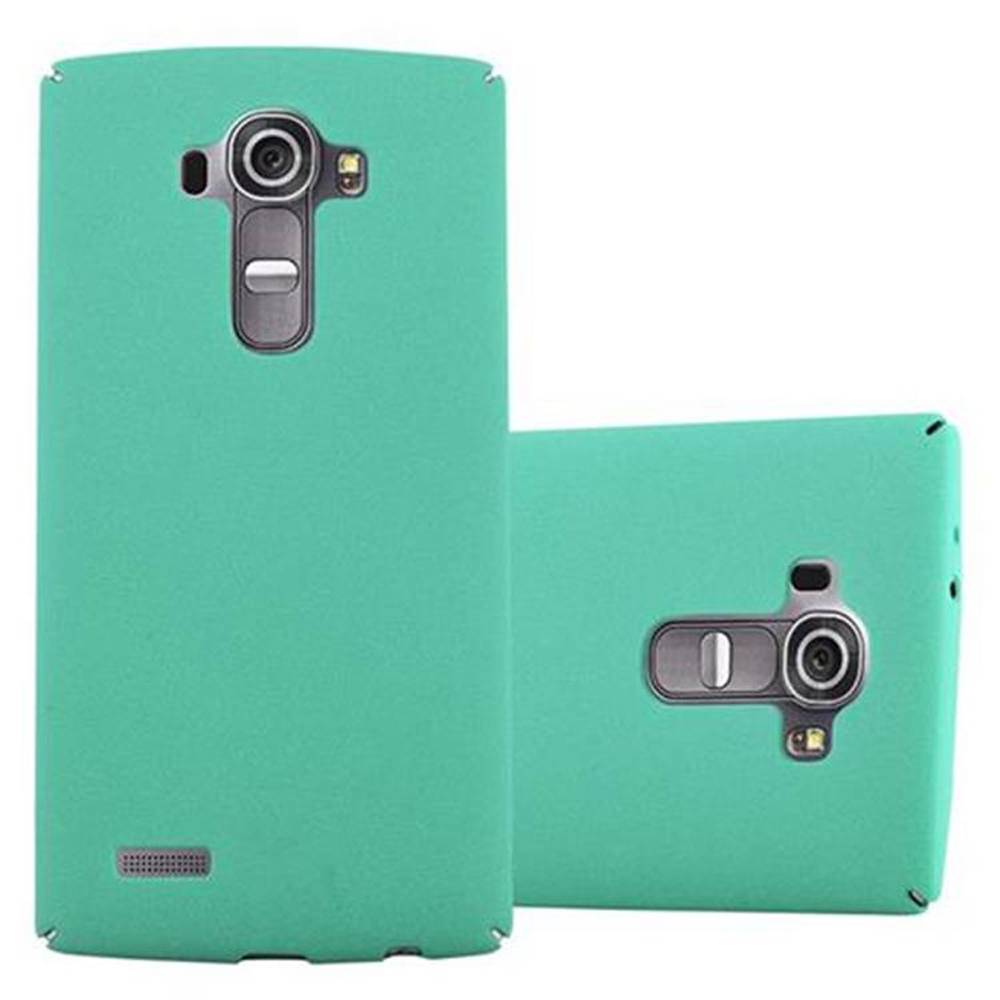 Cadorabo Schutzhülle für LG G4 / G4 PLUS Hülle in Grün Etui Hard Case Handyhülle Cover