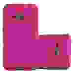 Cadorabo Schutzhülle für Samsung Galaxy J1 2016 Hülle in Pink Etui Hard Case Handyhülle Cover