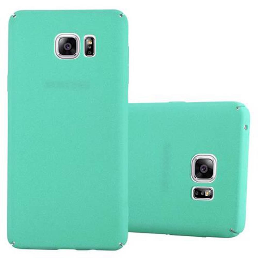 Cadorabo Schutzhülle für Samsung Galaxy NOTE 5 Hülle in Grün Etui Hard Case Handyhülle Cover