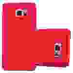 Cadorabo Schutzhülle für Samsung Galaxy NOTE 5 Hülle in Rot Etui Hard Case Handyhülle Cover