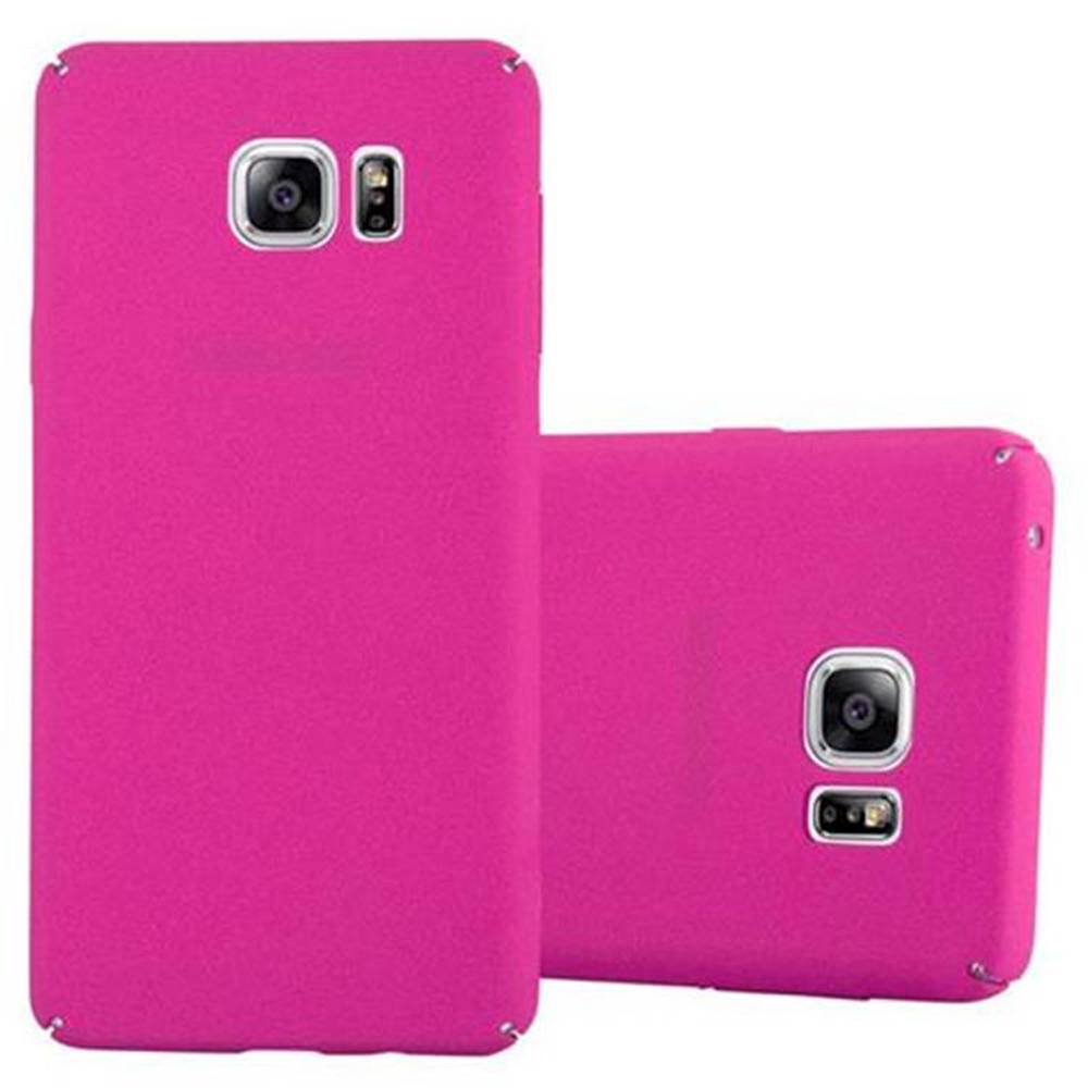 Cadorabo Schutzhülle für Samsung Galaxy NOTE 5 Hülle in Pink Etui Hard Case Handyhülle Cover