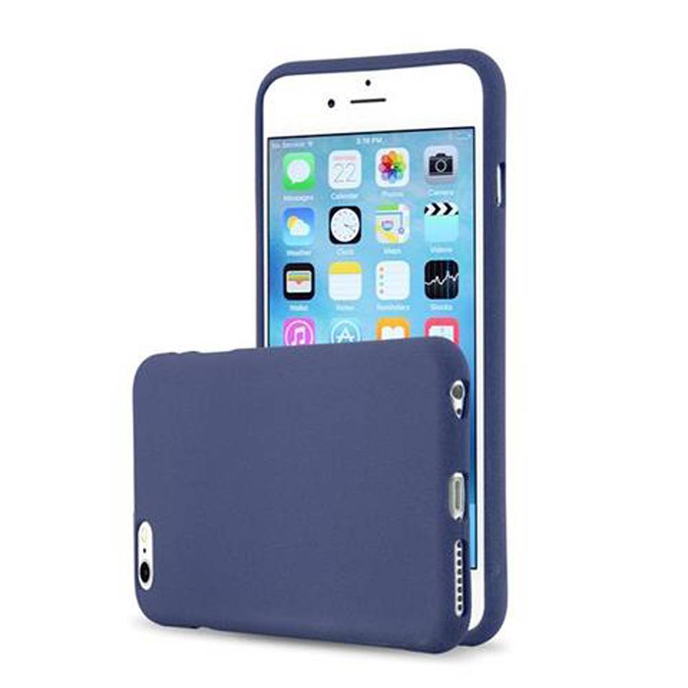 Cadorabo Schutzhülle für Apple iPhone 6 PLUS / 6S PLUS Hülle in Blau Handyhülle TPU Etui Cover Case