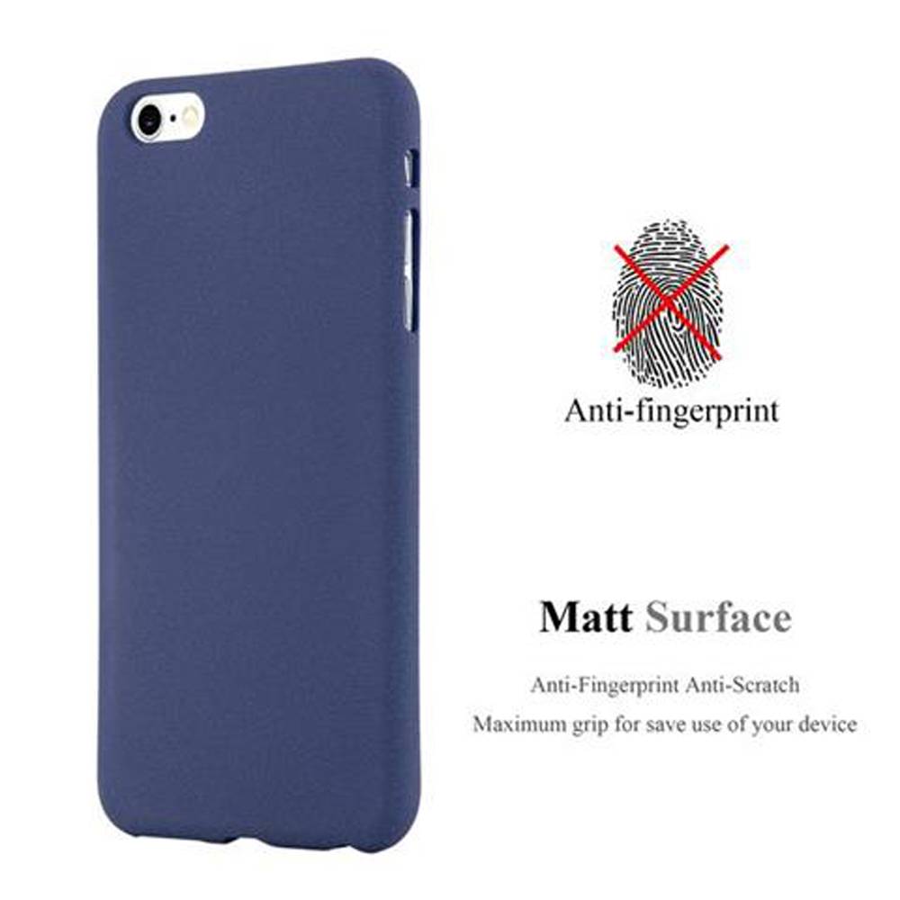 Cadorabo Schutzhülle für Apple iPhone 6 PLUS / 6S PLUS Hülle in Blau Handyhülle TPU Etui Cover Case
