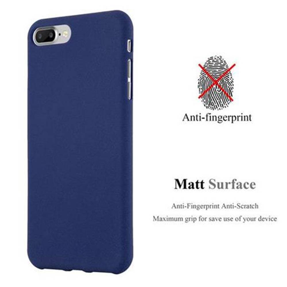Cadorabo Schutzhülle für Apple iPhone 7 PLUS / 7S PLUS / 8 PLUS Hülle in Blau Handyhülle TPU Etui Cover Case