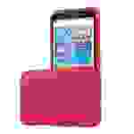 Cadorabo Schutzhülle für Nokia Lumia 1320 Hülle in Rot Handyhülle TPU Etui Cover Case