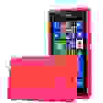 Cadorabo Schutzhülle für Nokia Lumia 625 Hülle in Rot Handyhülle TPU Etui Cover Case