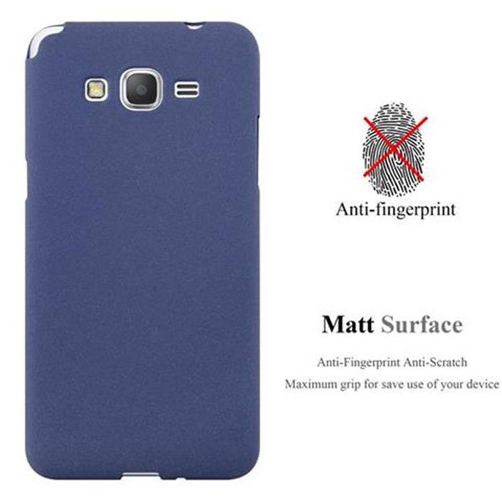 Cadorabo Schutzhülle für Samsung Galaxy GRAND PRIME Hülle in Blau Handyhülle TPU Etui Cover Case