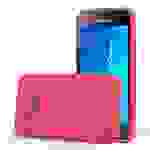 Cadorabo Schutzhülle für Samsung Galaxy J1 2016 Hülle in Rot Handyhülle TPU Etui Cover Case