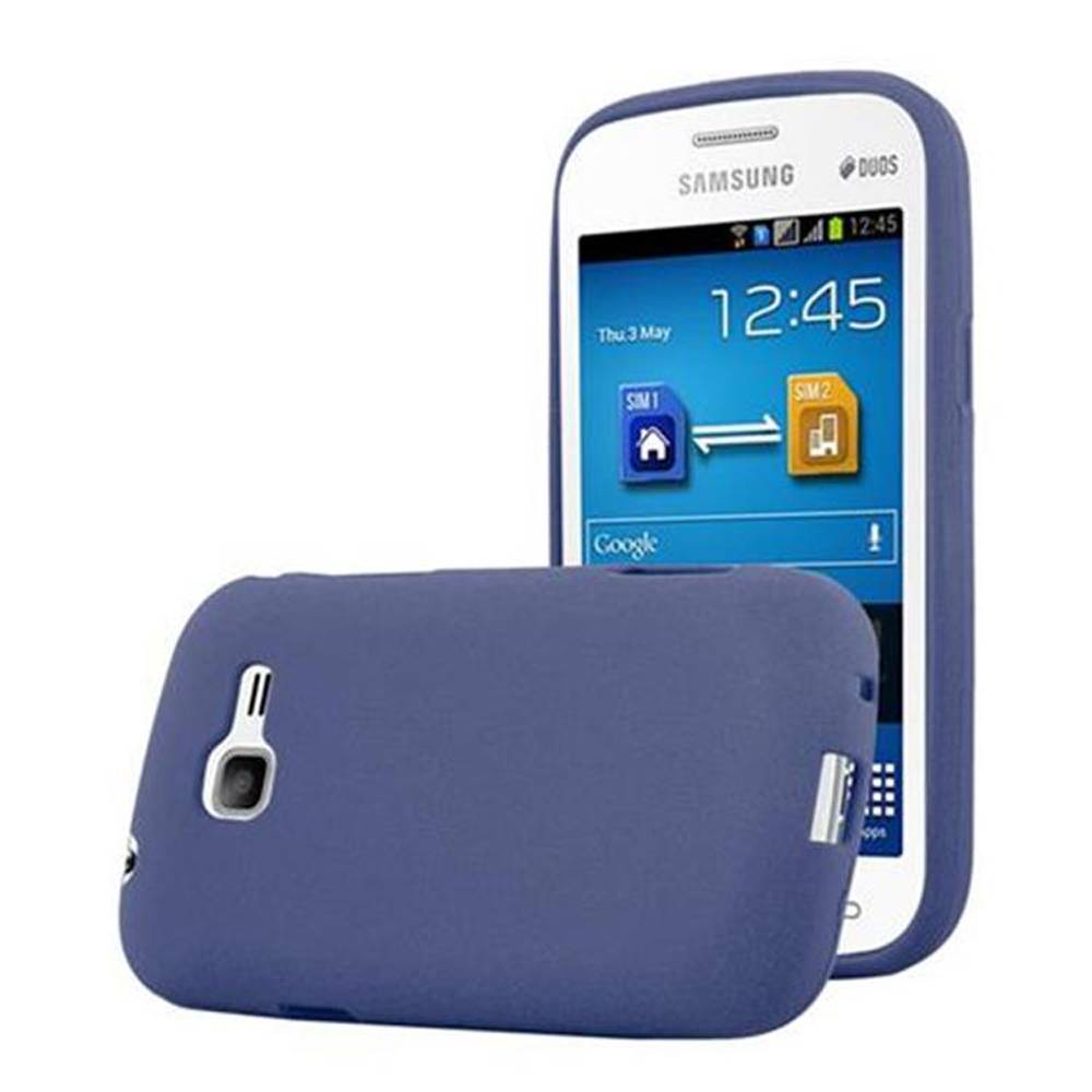 Cadorabo Schutzhülle für Samsung Galaxy TREND LITE Hülle in Blau Handyhülle TPU Etui Cover Case