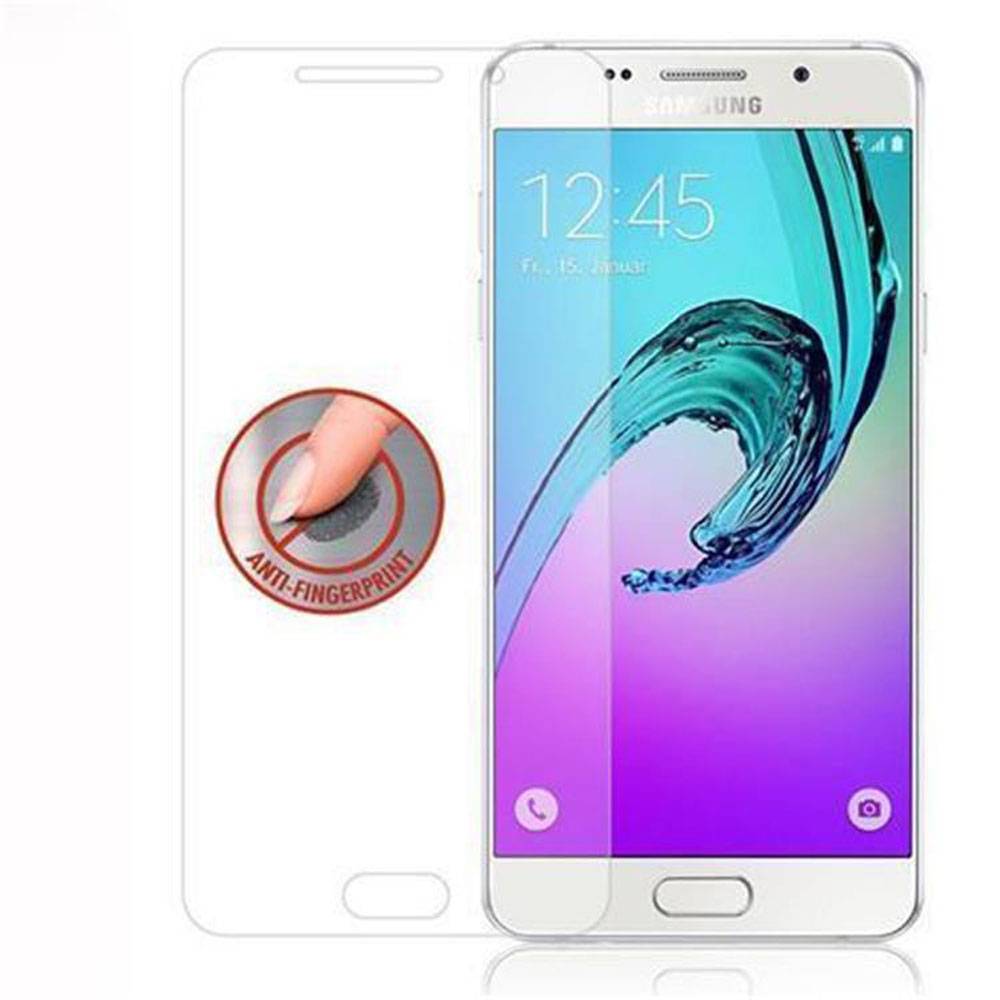 Cadorabo Panzer Folie für Samsung Galaxy A9 2016 Schutzfolie in Transparent Gehärtetes Tempered Display-Schutzglas