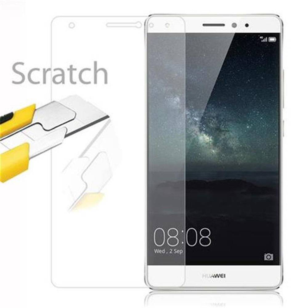 Cadorabo Panzer Folie für Huawei MATE S Schutzfolie in Transparent Gehärtetes Tempered Display-Schutzglas