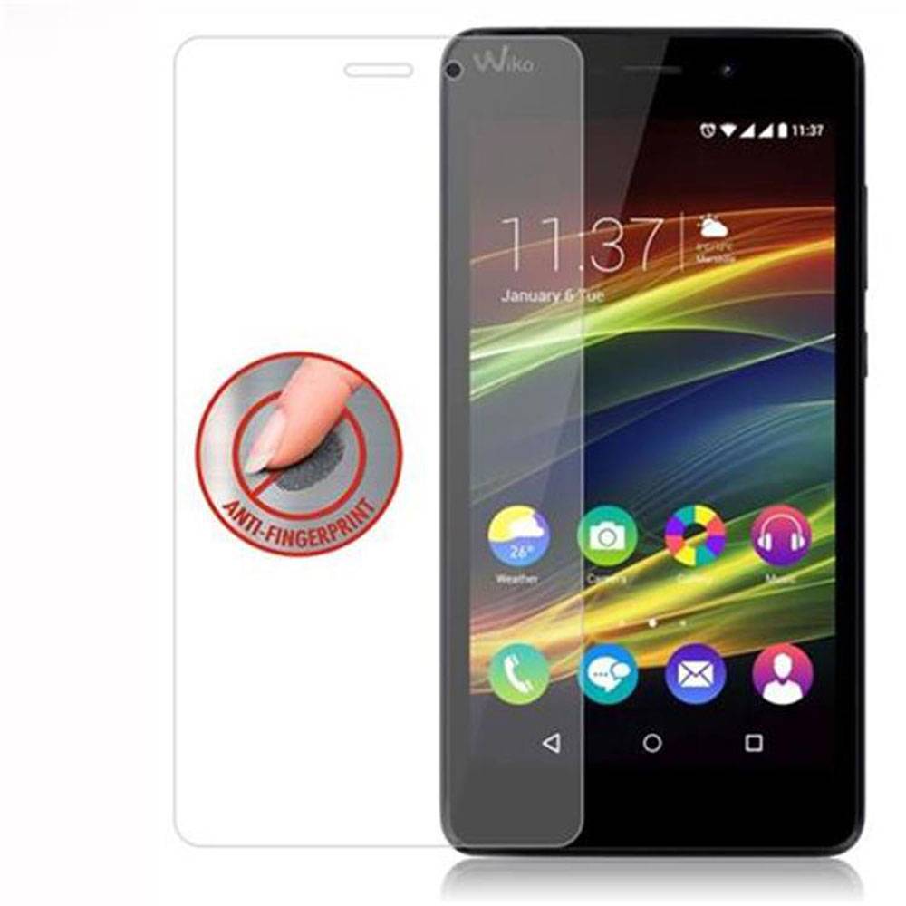 Cadorabo Panzer Folie für WIKO SLIDE 2 Schutzfolie in Transparent Gehärtetes Tempered Display-Schutzglas