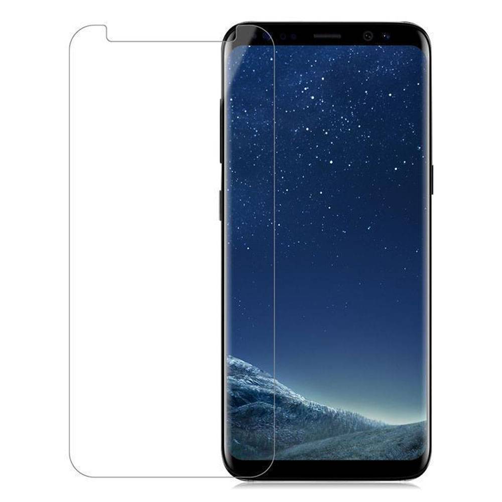 Cadorabo Panzer Folie für Samsung Galaxy S8 Schutzfolie in Transparent Gehärtetes Tempered Display-Schutzglas
