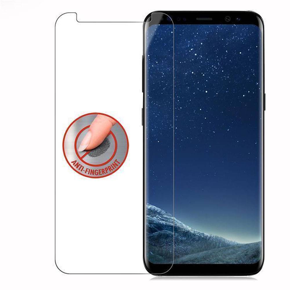 Cadorabo Panzer Folie für Samsung Galaxy S8 Schutzfolie in Transparent Gehärtetes Tempered Display-Schutzglas