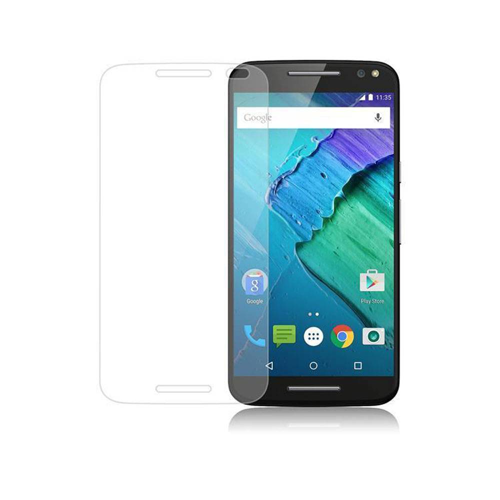 Cadorabo Panzer Folie für Motorola MOTO X STYLE Schutzfolie in Transparent Gehärtetes Tempered Display-Schutzglas