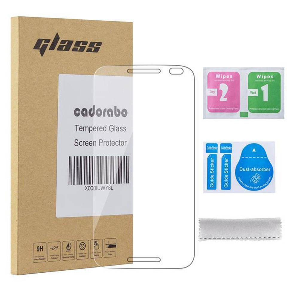 Cadorabo Panzer Folie für Motorola MOTO X STYLE Schutzfolie in Transparent Gehärtetes Tempered Display-Schutzglas