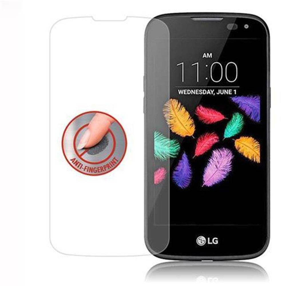 Cadorabo Panzer Folie für LG K3 2016 Schutzfolie in Transparent Gehärtetes Tempered Display-Schutzglas
