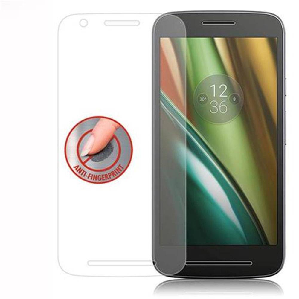 Cadorabo Panzer Folie für Motorola MOTO E3 Schutzfolie in Transparent Gehärtetes Tempered Display-Schutzglas