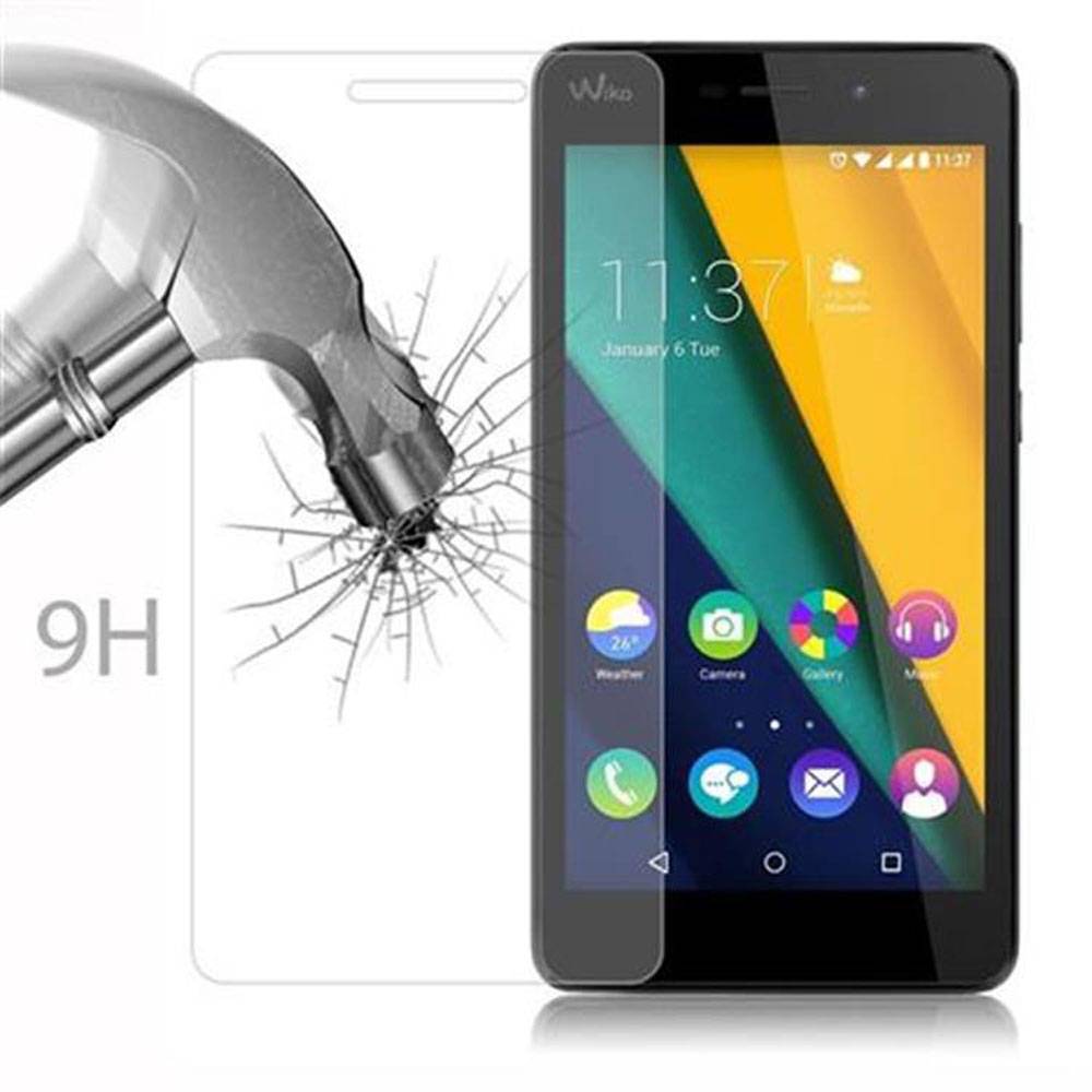Cadorabo Panzer Folie für WIKO RIDGE FAB Schutzfolie in Transparent Gehärtetes Tempered Display-Schutzglas