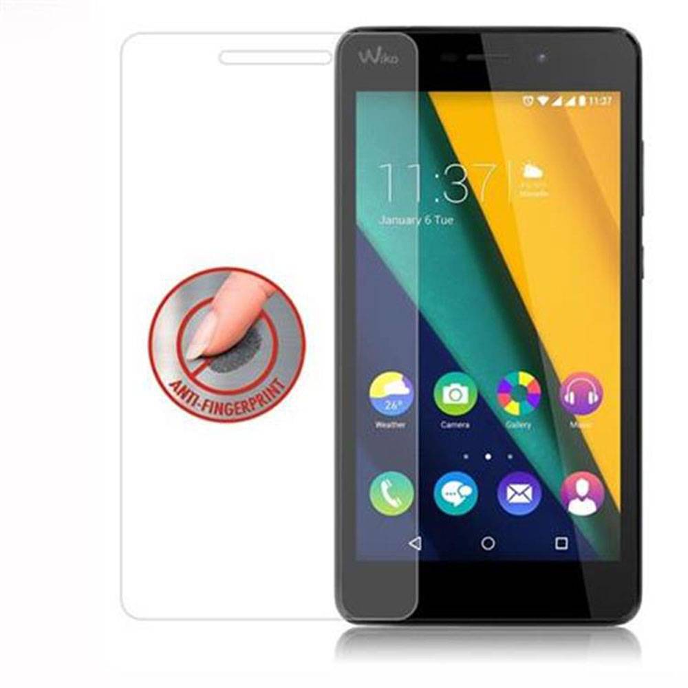 Cadorabo Panzer Folie für WIKO RIDGE FAB Schutzfolie in Transparent Gehärtetes Tempered Display-Schutzglas