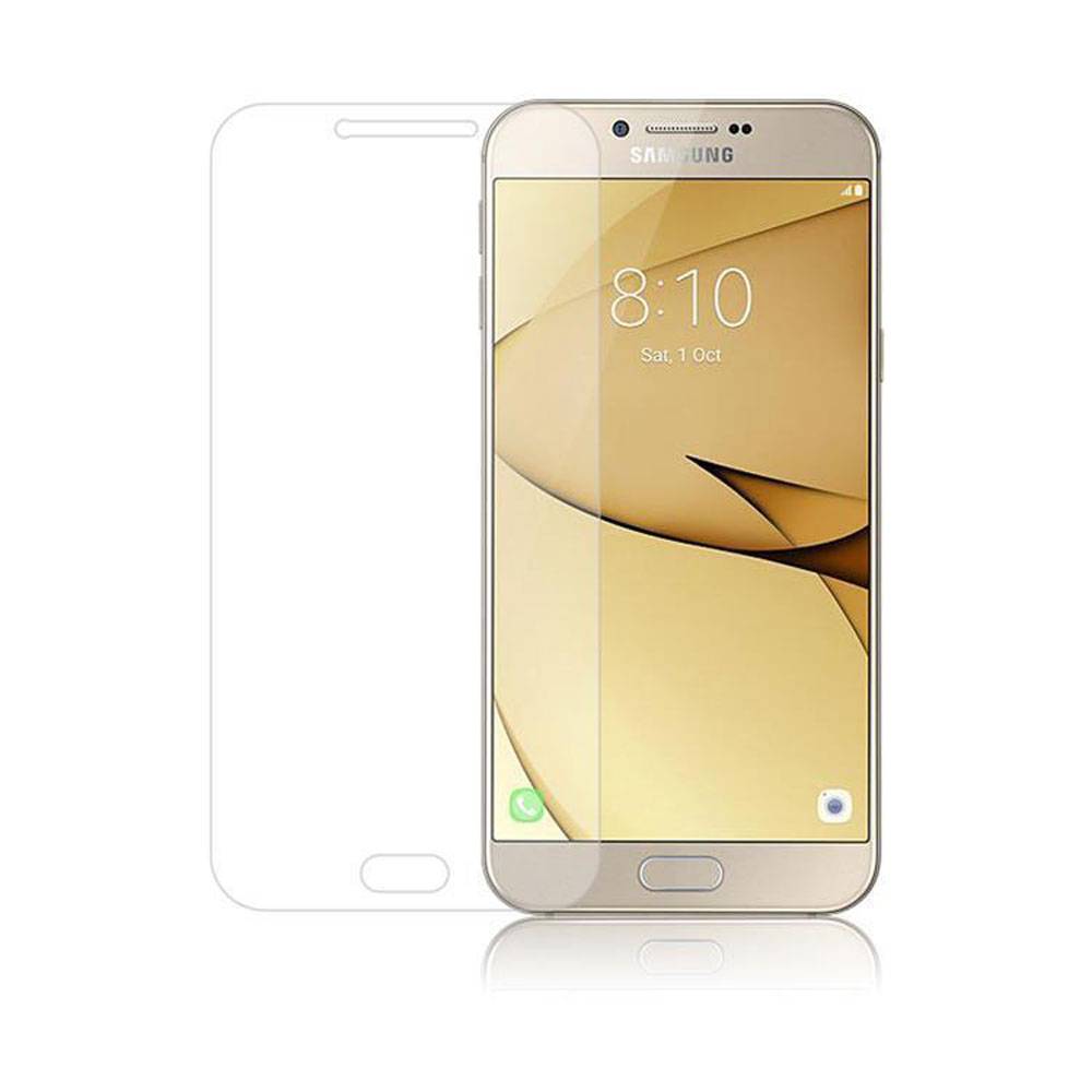 Cadorabo Panzer Folie für Samsung Galaxy A8 2016 Schutzfolie in Transparent Gehärtetes Tempered Display-Schutzglas