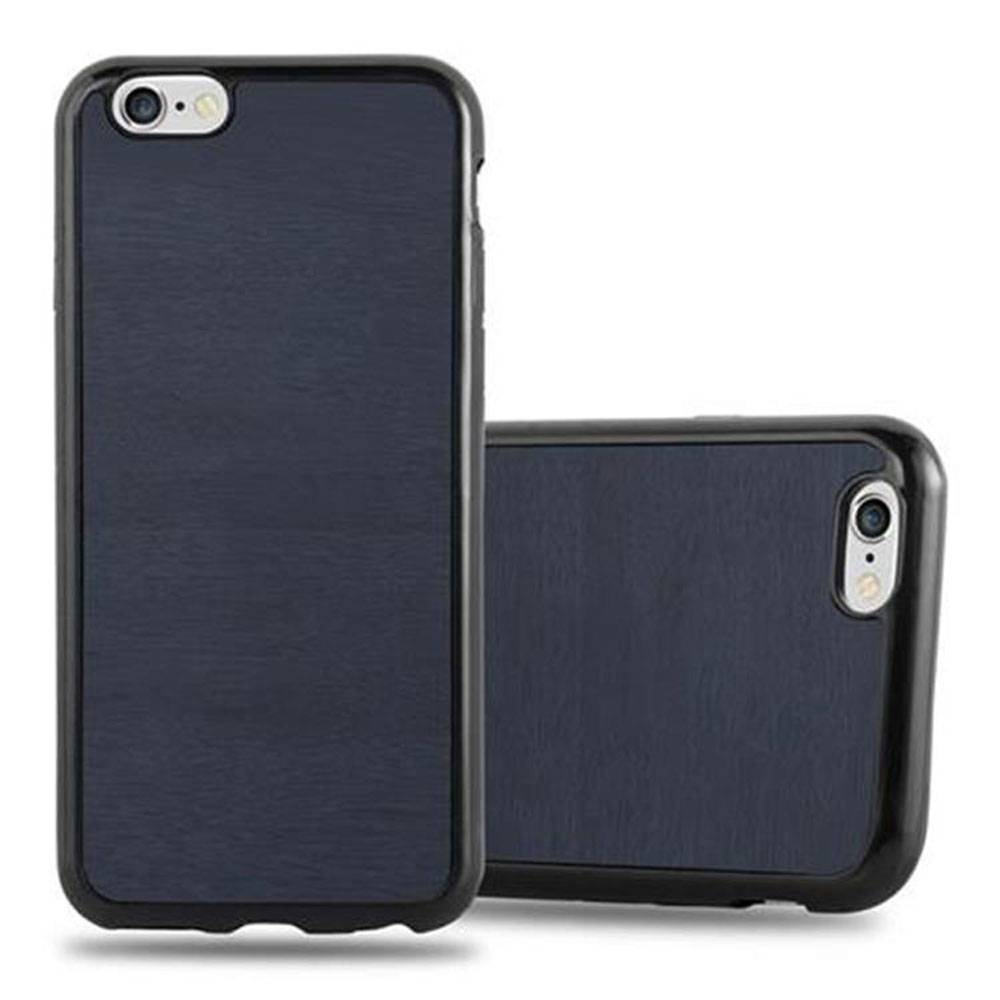 Cadorabo Handyhülle für Apple iPhone 6 / 6S in Blau Schutzhülle Hülle Etui Case Cover TPU Silikon
