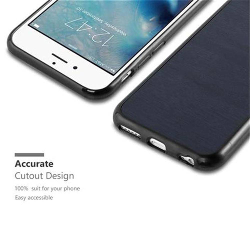 Cadorabo Handyhülle für Apple iPhone 6 / 6S in Blau Schutzhülle Hülle Etui Case Cover TPU Silikon