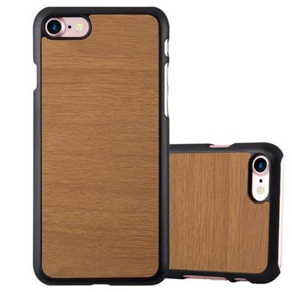 Cadorabo Handyhülle für Apple iPhone 7 / 7S / 8 / SE 2020 in Braun Schutzhülle Hülle Etui Case Cover TPU Silikon