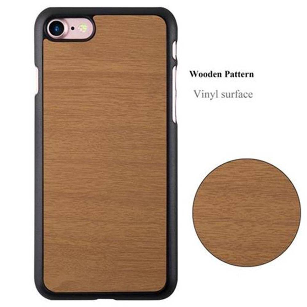 Cadorabo Handyhülle für Apple iPhone 7 / 7S / 8 / SE 2020 in Braun Schutzhülle Hülle Etui Case Cover TPU Silikon
