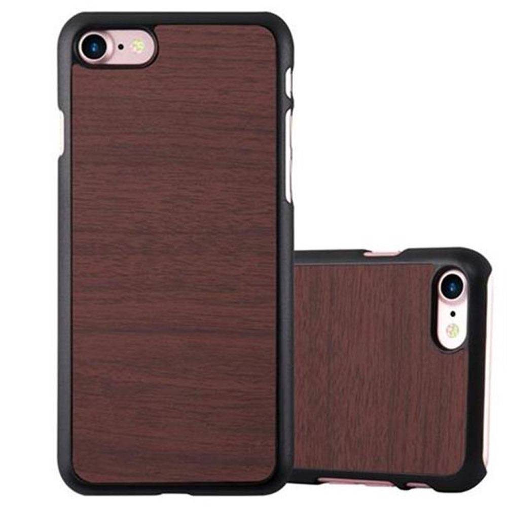Cadorabo Handyhülle für Apple iPhone 7 / 7S / 8 / SE 2020 in Braun Schutzhülle Hülle Etui Case Cover TPU Silikon