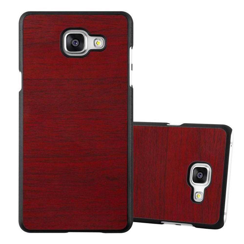 Cadorabo Handyhülle für Samsung Galaxy A5 2016 in Rot Schutzhülle Hülle Etui Case Cover TPU Silikon