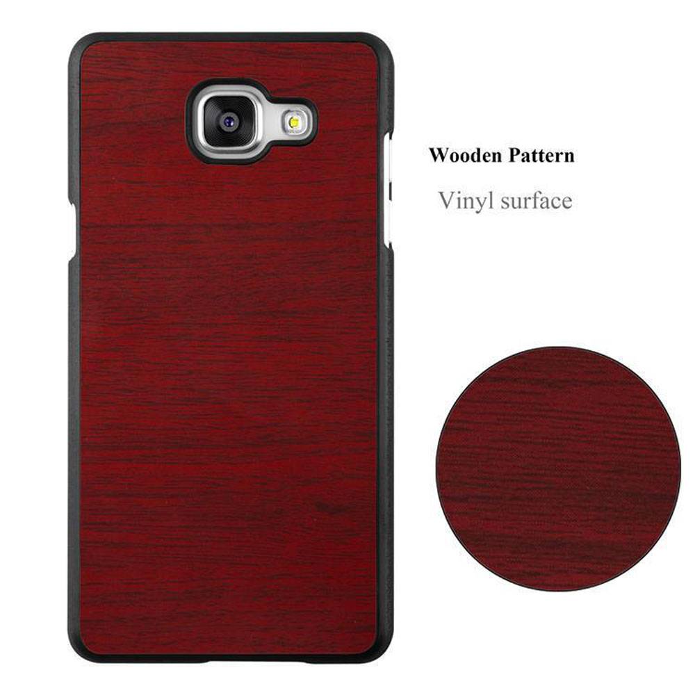 Cadorabo Handyhülle für Samsung Galaxy A5 2016 in Rot Schutzhülle Hülle Etui Case Cover TPU Silikon
