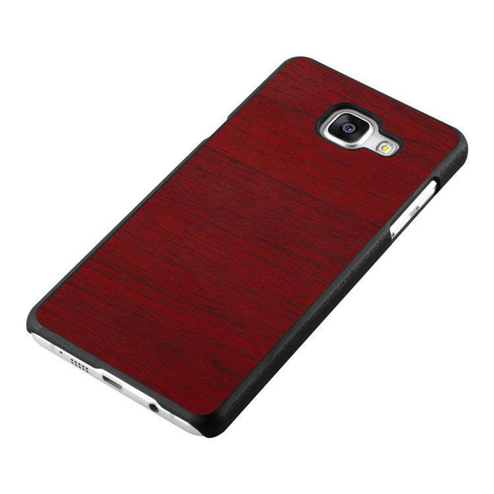 Cadorabo Handyhülle für Samsung Galaxy A5 2016 in Rot Schutzhülle Hülle Etui Case Cover TPU Silikon