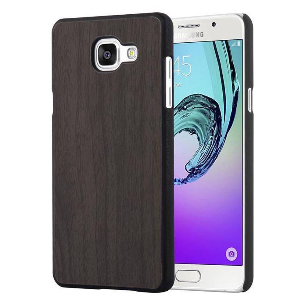Cadorabo Handyhülle für Samsung Galaxy A5 2016 in Schwarz Schutzhülle Hülle Etui Case Cover TPU Silikon