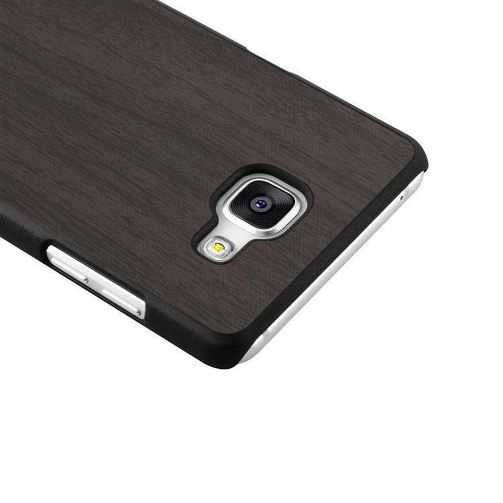 Cadorabo Handyhülle für Samsung Galaxy A5 2016 in Schwarz Schutzhülle Hülle Etui Case Cover TPU Silikon