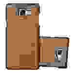 Cadorabo Handyhülle für Samsung Galaxy A5 2016 in Braun Schutzhülle Hülle Etui Case Cover TPU Silikon