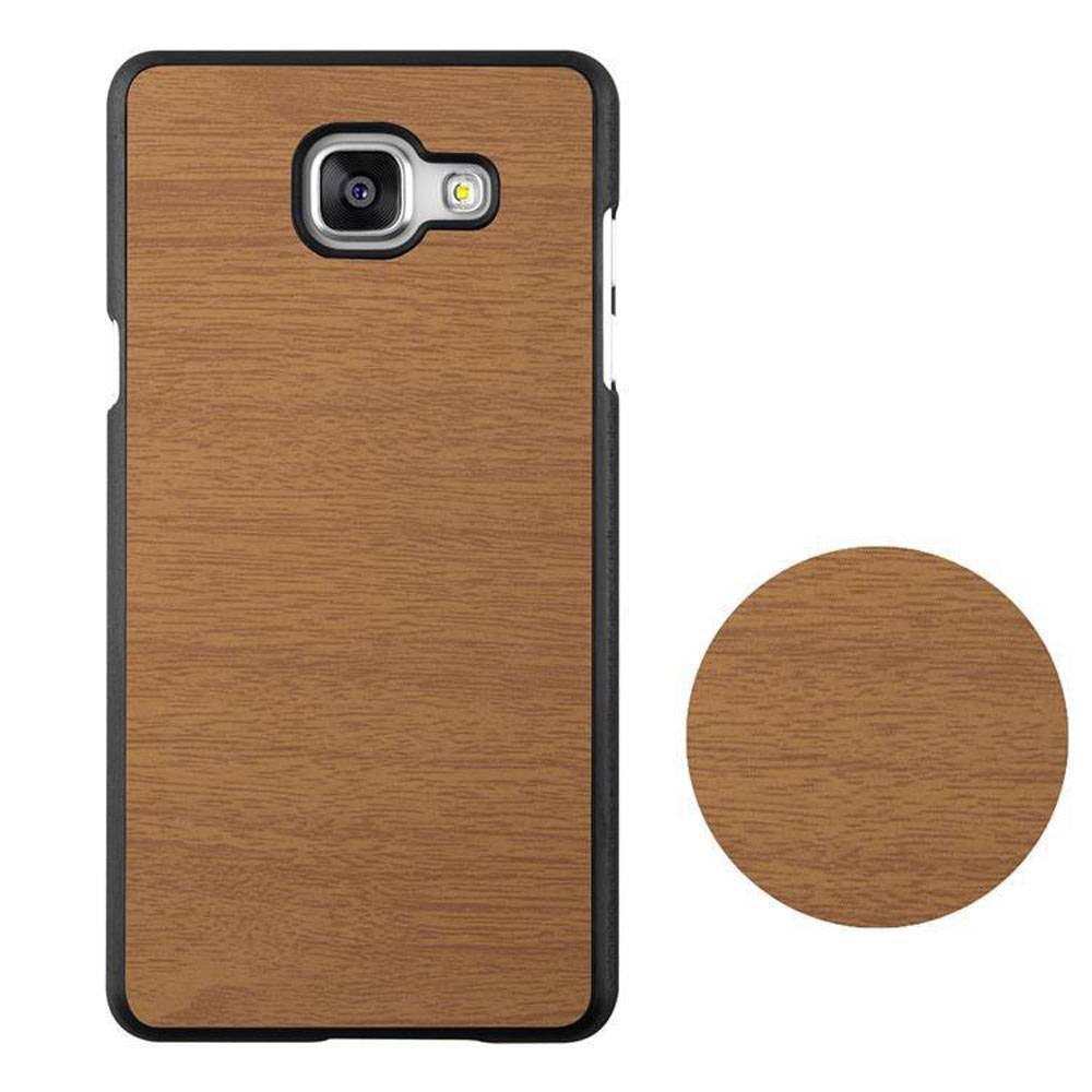 Cadorabo Handyhülle für Samsung Galaxy A5 2016 in Braun Schutzhülle Hülle Etui Case Cover TPU Silikon