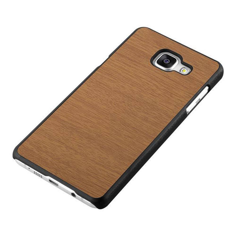 Cadorabo Handyhülle für Samsung Galaxy A5 2016 in Braun Schutzhülle Hülle Etui Case Cover TPU Silikon