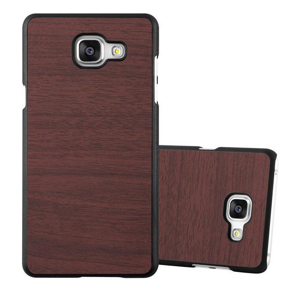 Cadorabo Handyhülle für Samsung Galaxy A5 2016 in Braun Schutzhülle Hülle Etui Case Cover TPU Silikon