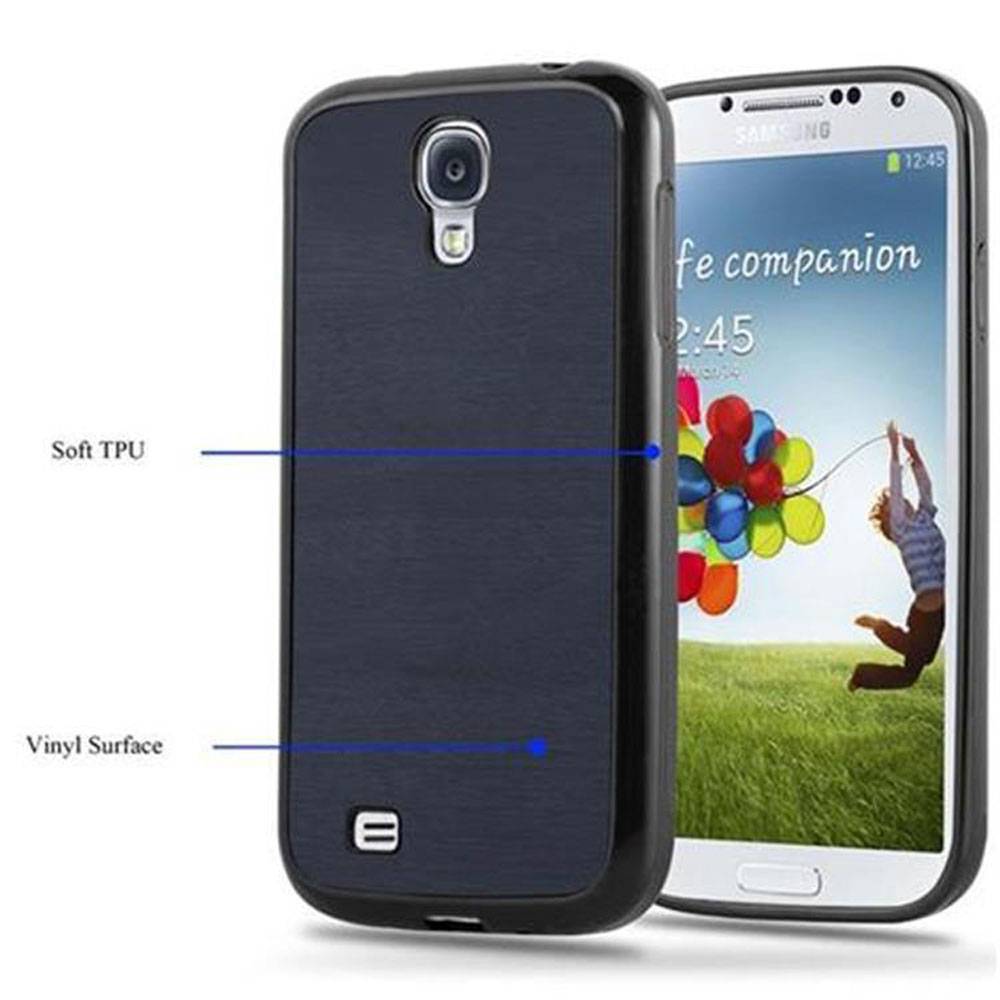 Cadorabo Handyhülle für Samsung Galaxy S4 in Blau Schutzhülle Hülle Etui Case Cover TPU Silikon