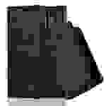 Cadorabo Hülle für Samsung Galaxy S8 Schutz Hülle in Schwarz Handyhülle Etui Case Cover Magnetverschluss