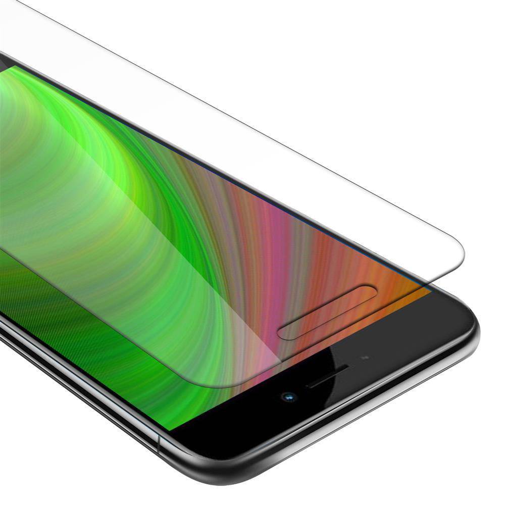 Cadorabo Panzer Folie für Huawei P8 LITE 2017 Schutzfolie in Transparent Gehärtetes Tempered Display-Schutzglas