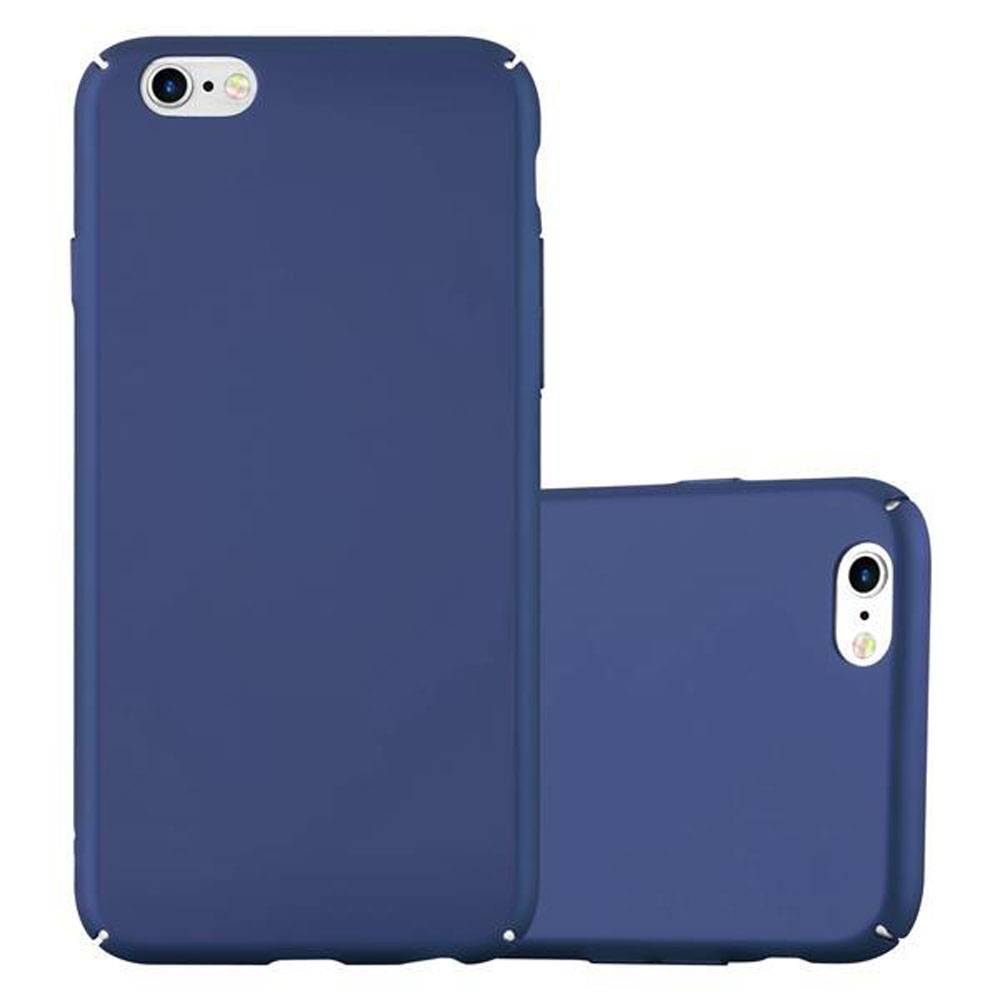 Cadorabo Hülle für Apple iPhone 6 PLUS / 6S PLUS Schutzhülle in Blau Hard Case Handy Hülle Etui